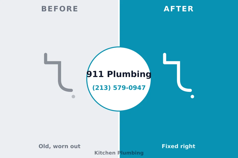 Before and after: plumbing repair Victoria, MS